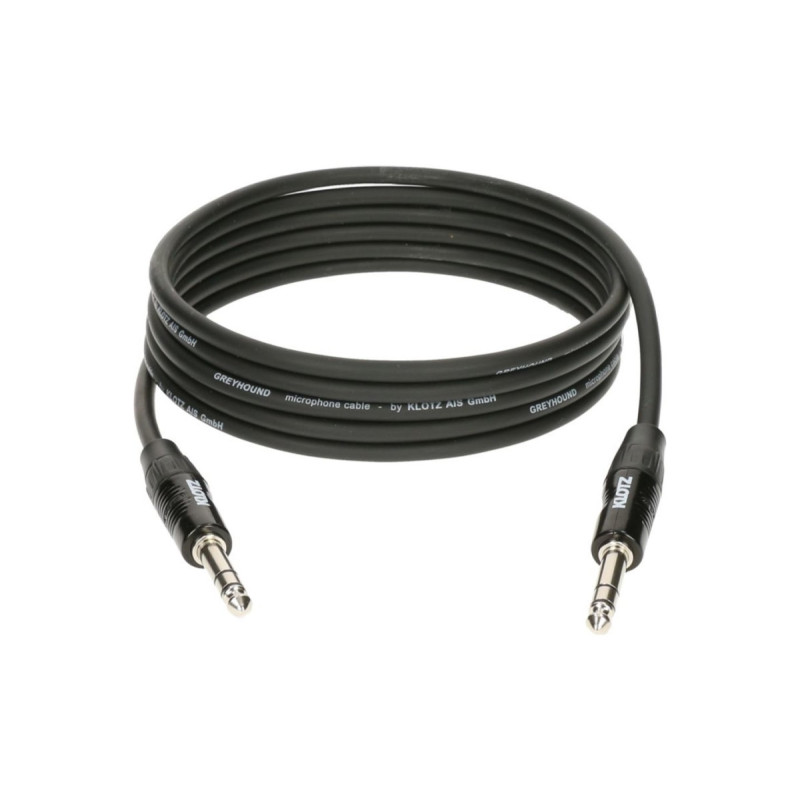 Кабель мікрофонний KLOTZ GRG1P GREYHOUND BALANCED STEREO CABLE 3 M