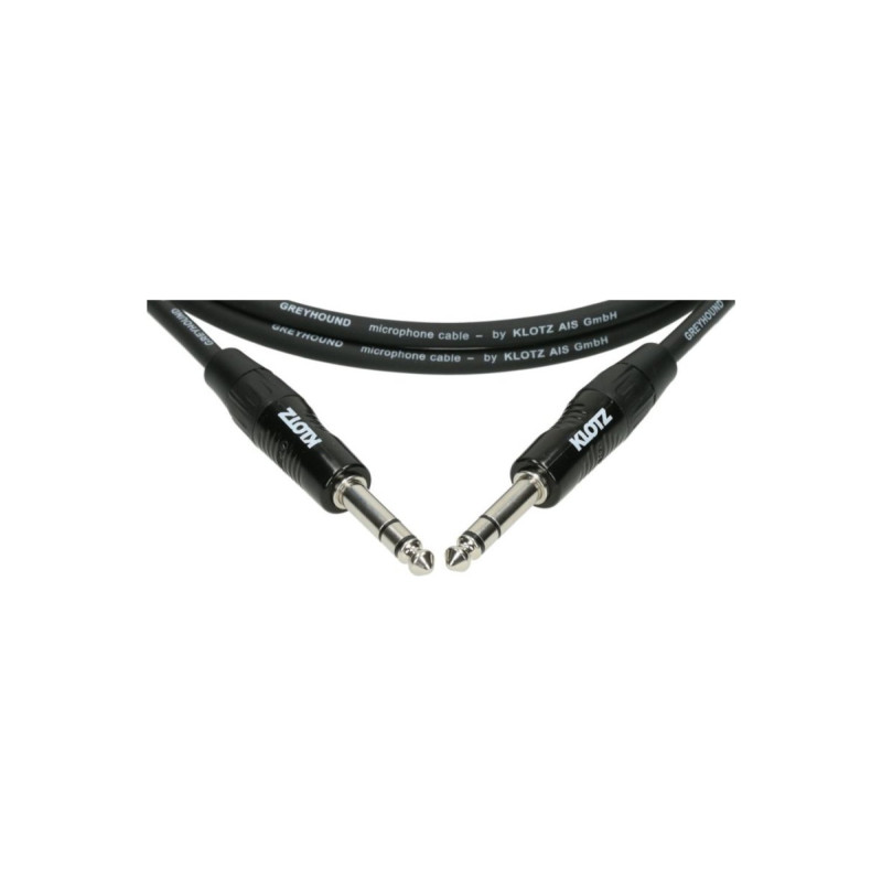 Кабель мікрофонний KLOTZ GRG1P GREYHOUND BALANCED STEREO CABLE 3 M
