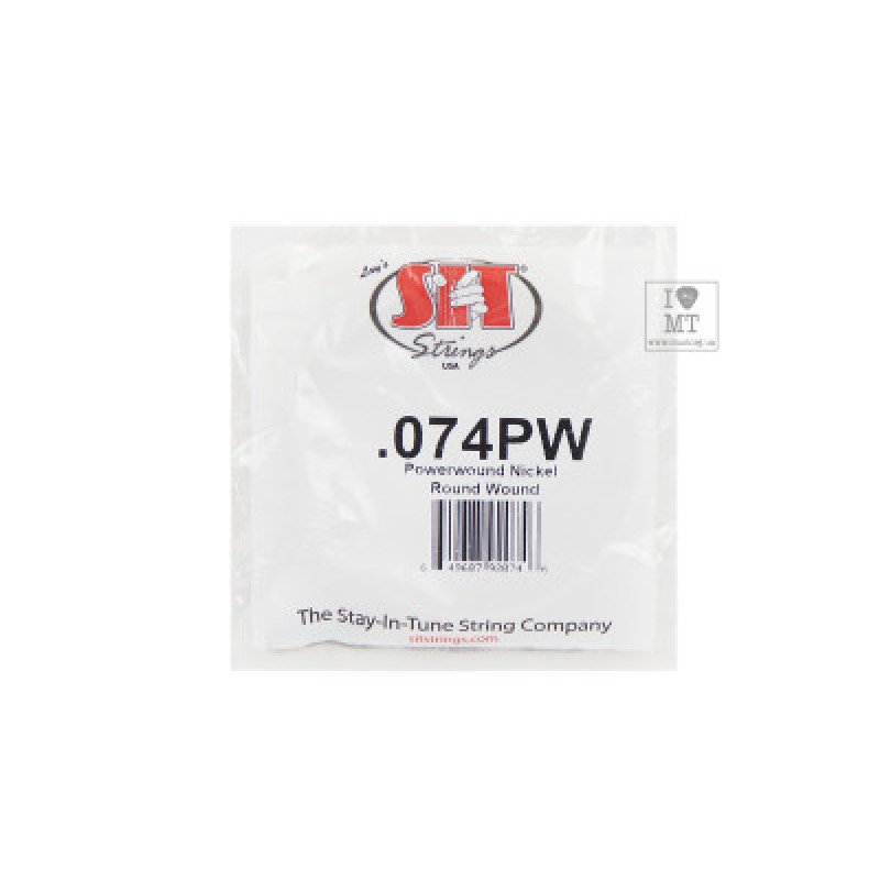 Струна для електрогітари SIT STRINGS 074PW