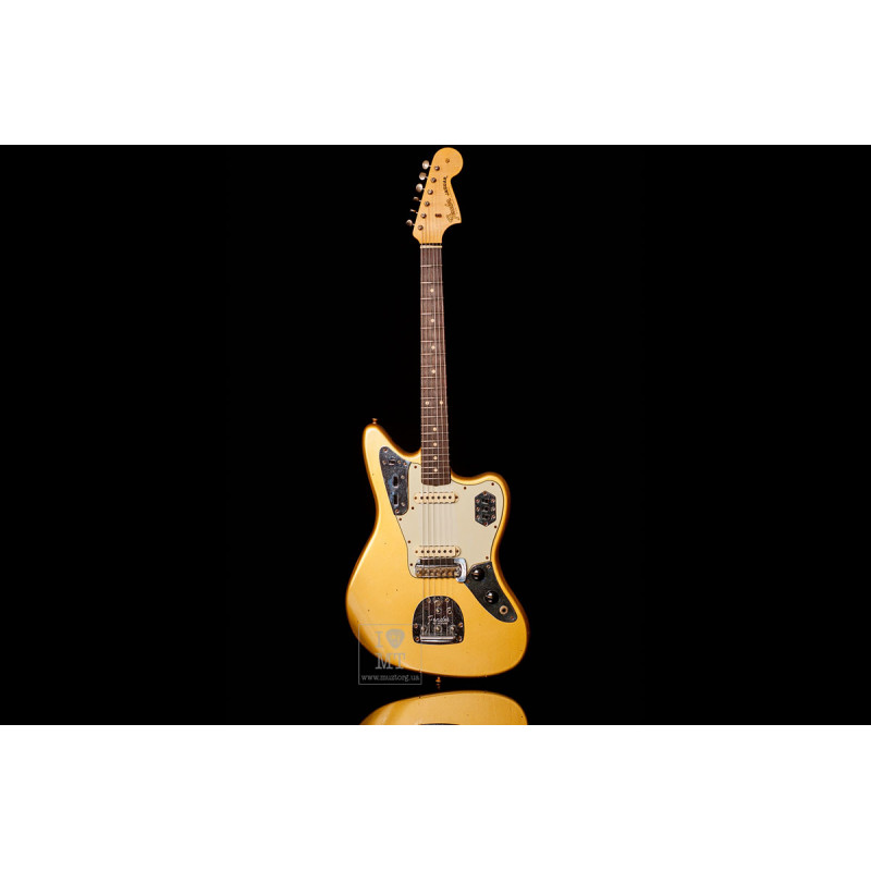 FENDER CUSTOM SHOP LIMITED EDITION 1963 JAGUAR JOURNEYMAN RELIC AGED AZTEC GOLD Электрогитара