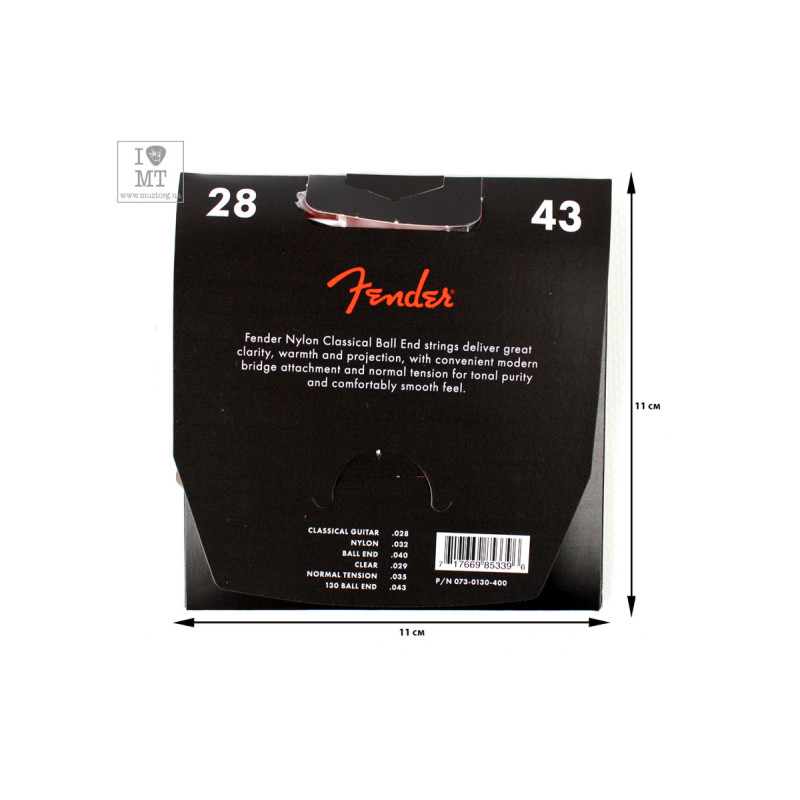 FENDER 130 Струни для класичної гітари