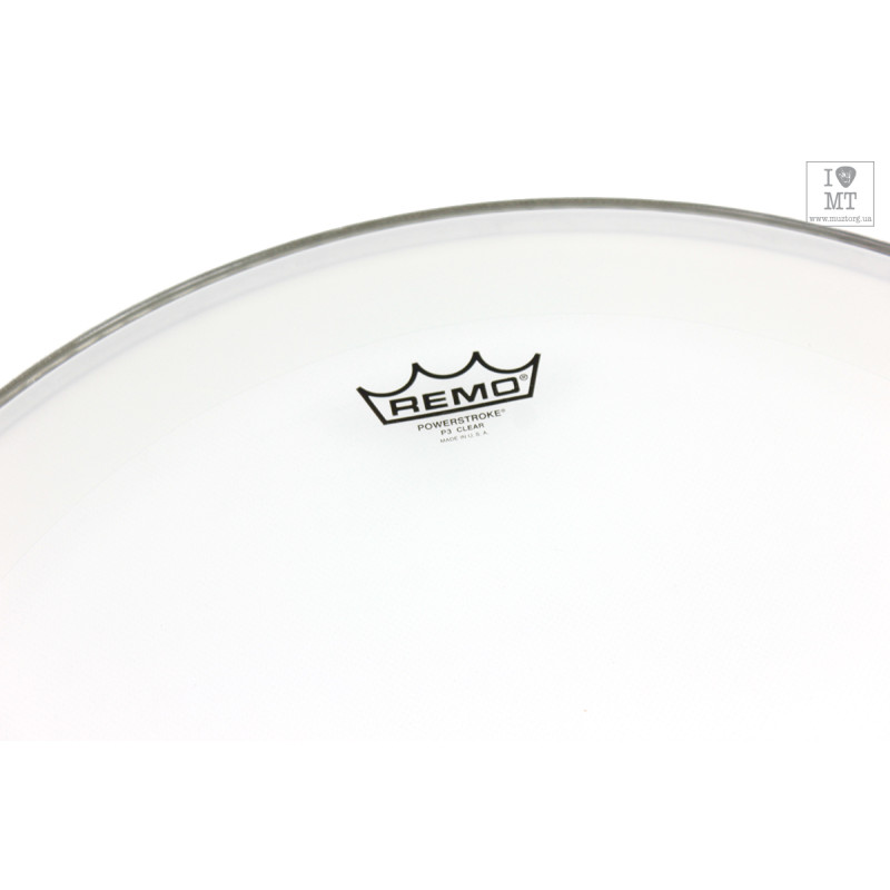 REMO Bass, POWERSTROKE 3, Clear, 20