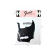 FENDER PURE VINTAGE PICKGUARD JAZZ BASS 70S 10-HOLE BLACK Пикгард