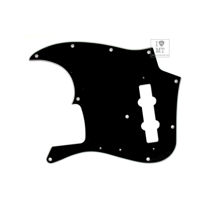 FENDER PURE VINTAGE PICKGUARD JAZZ BASS 70S 10-HOLE BLACK Пикгард