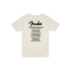 FENDER T-SHIRT WORLD TOUR VINTAGE WHITE M Футболка