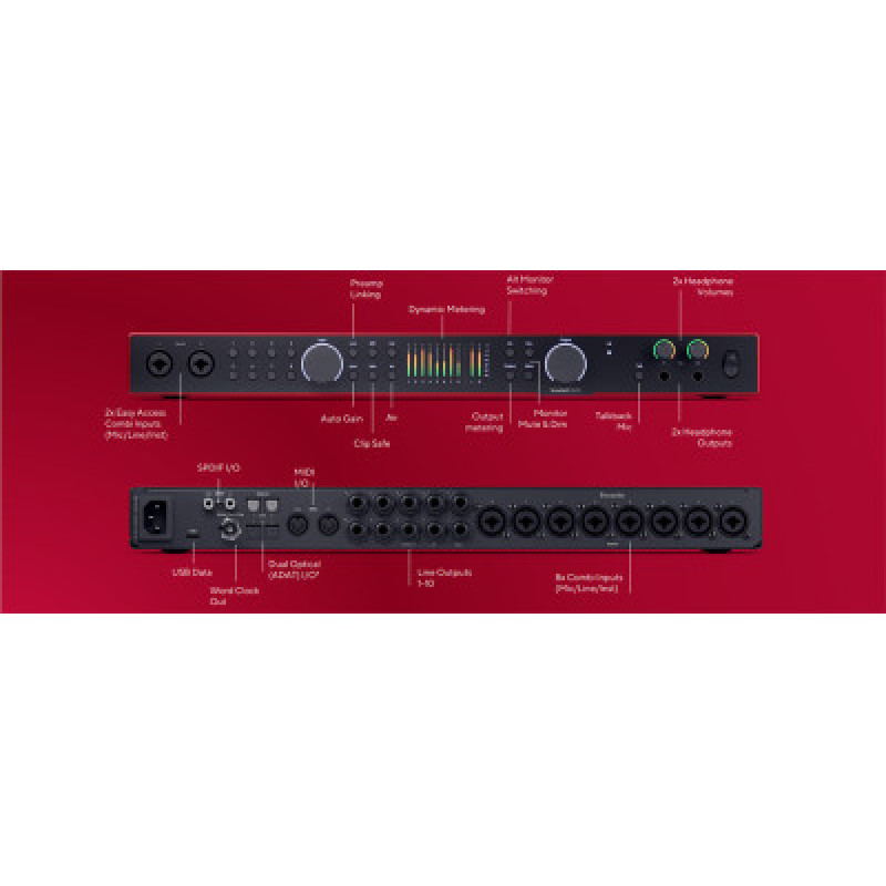 Аудіоінтерфейс FOCUSRITE Scarlett 18i20 4th Gen