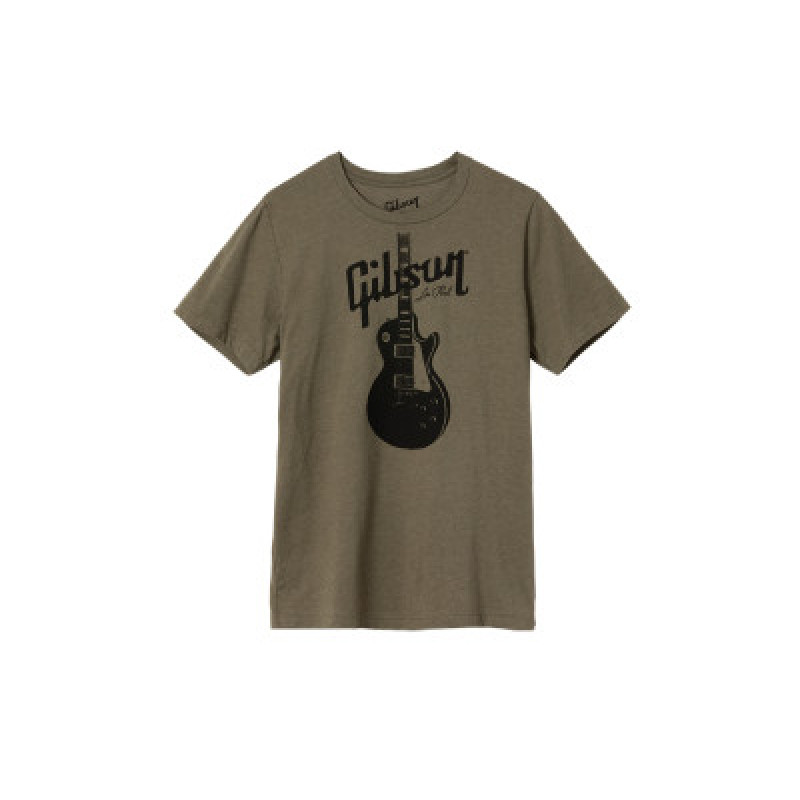 Футболка GIBSON LES PAUL T-SHIRT (HEATHER OLIVE) XL