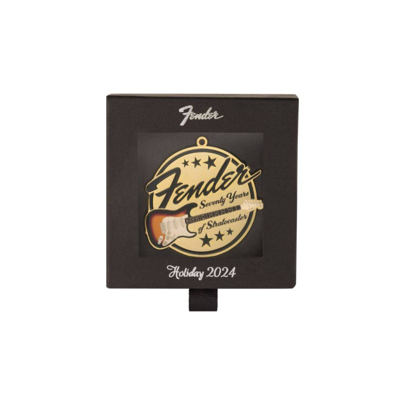 FENDER STRATOCASTER 70TH ANNIVERSARY LIMITED ADDITION ORNAMENT 2024 Ялинкова прикраса