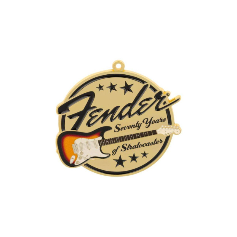 FENDER STRATOCASTER 70TH ANNIVERSARY LIMITED ADDITION ORNAMENT 2024 Ялинкова прикраса