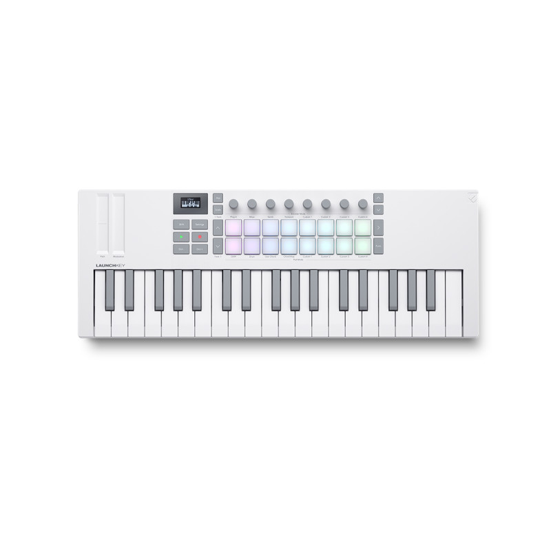 NOVATION Launchkey Mini 37 MK4 White Edition MIDI клавиатура