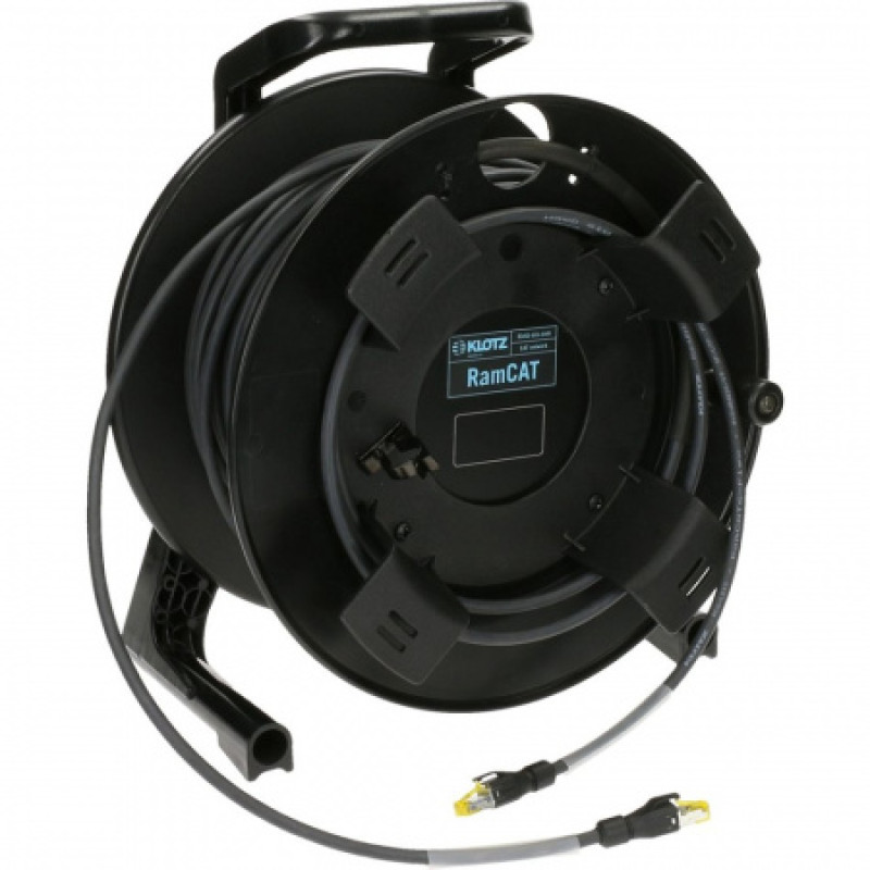 KLOTZ RC6PPW500B RamCAT6 Cat6a мережевий кабель на котушці 50 м