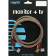 KLOTZ HDMI-HI050 Високошвидкісний HDMI-кабель з Ethernet, нейлонова оплітка 5 м