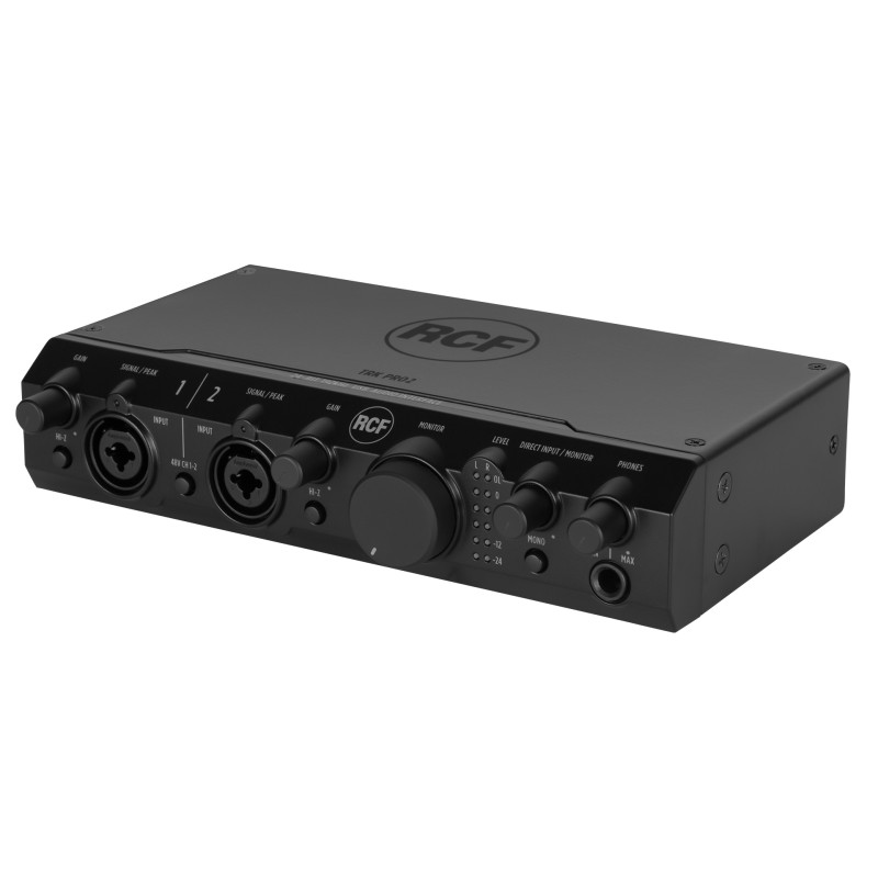 RCF TRK PRO2 USB аудіоінтерфейс 24-біт 192 кГц 2In/2Out