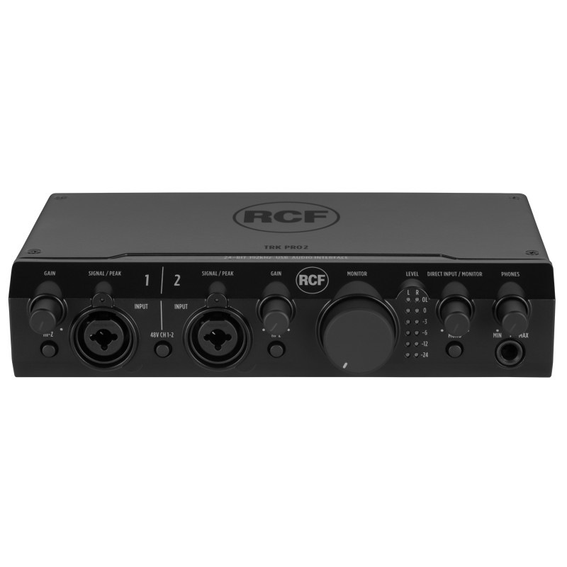 RCF TRK PRO2 USB аудіоінтерфейс 24-біт 192 кГц 2In/2Out