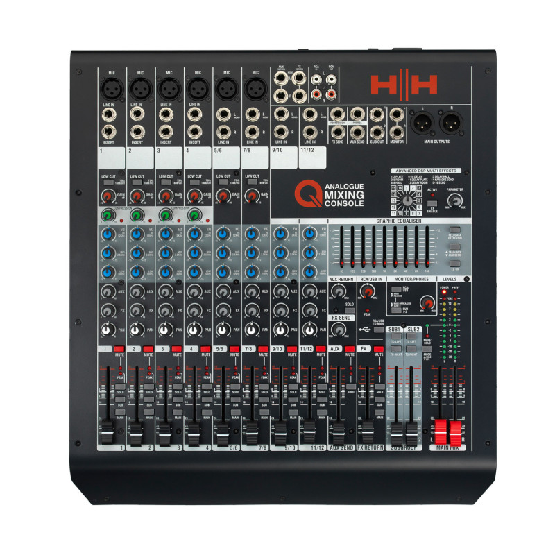 HH ELECTRONICS Q12FX Мікшерний пульт