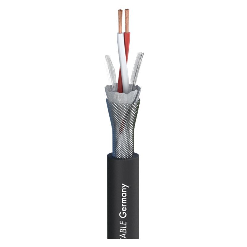 SOMMER CABLE 200-0151 Мікрофонний кабель Primus, 2x0,50 мм², чорний