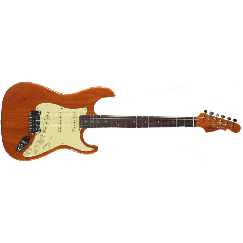 G&L LEGACY (Clear Orange, rosewood, 3-ply Vintage Creme). №CLF51040 Электрогитара