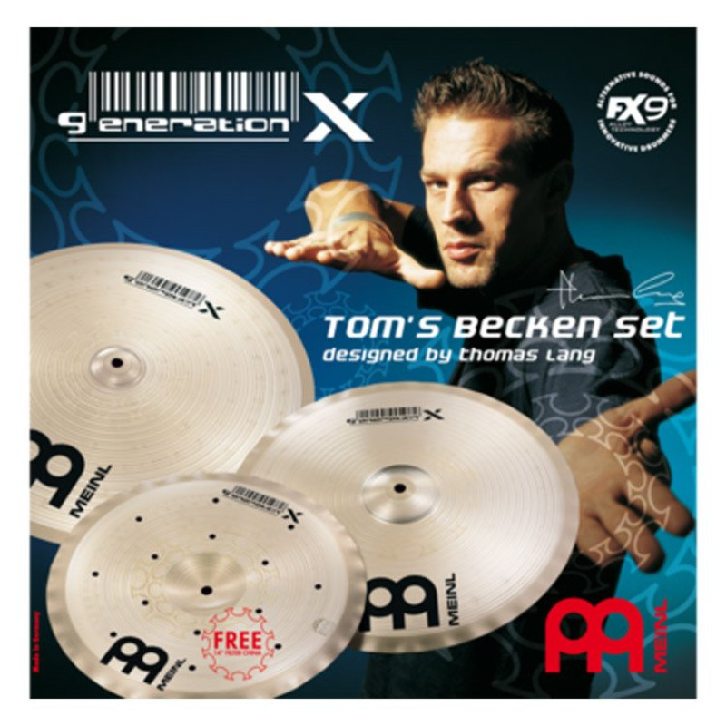 Комплект тарілок Meinl Generation X GX-TB14/16/18 Tom Becken (Filt.CH14