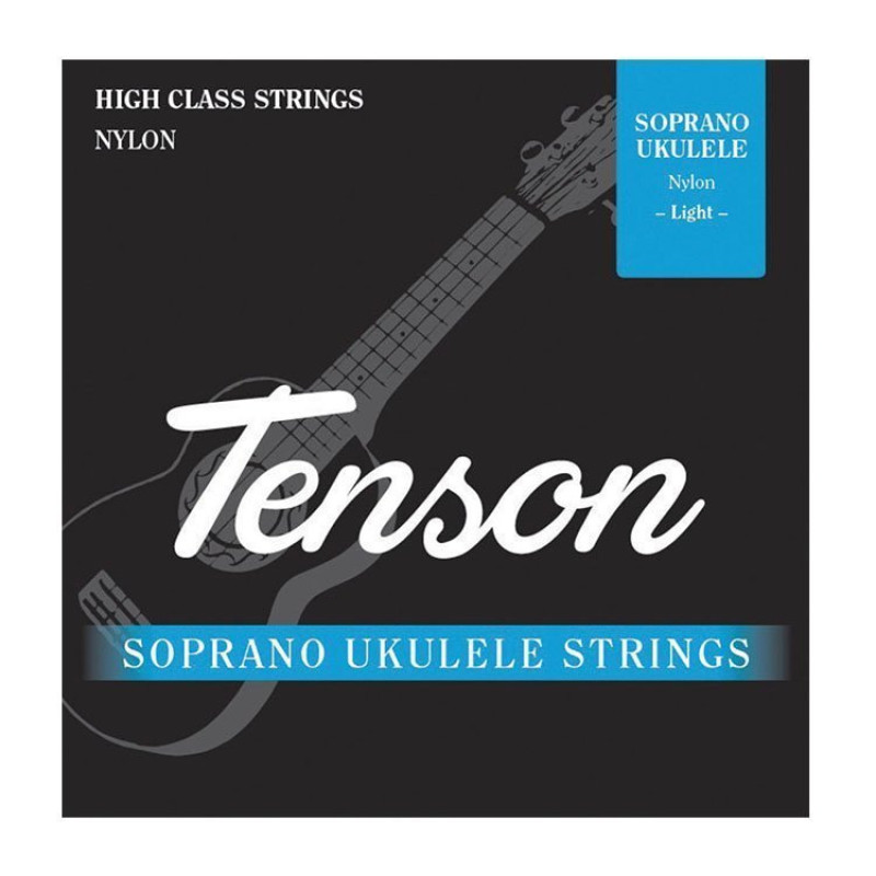 Струни для укулеле сопрано Tenson Black Nylon Light