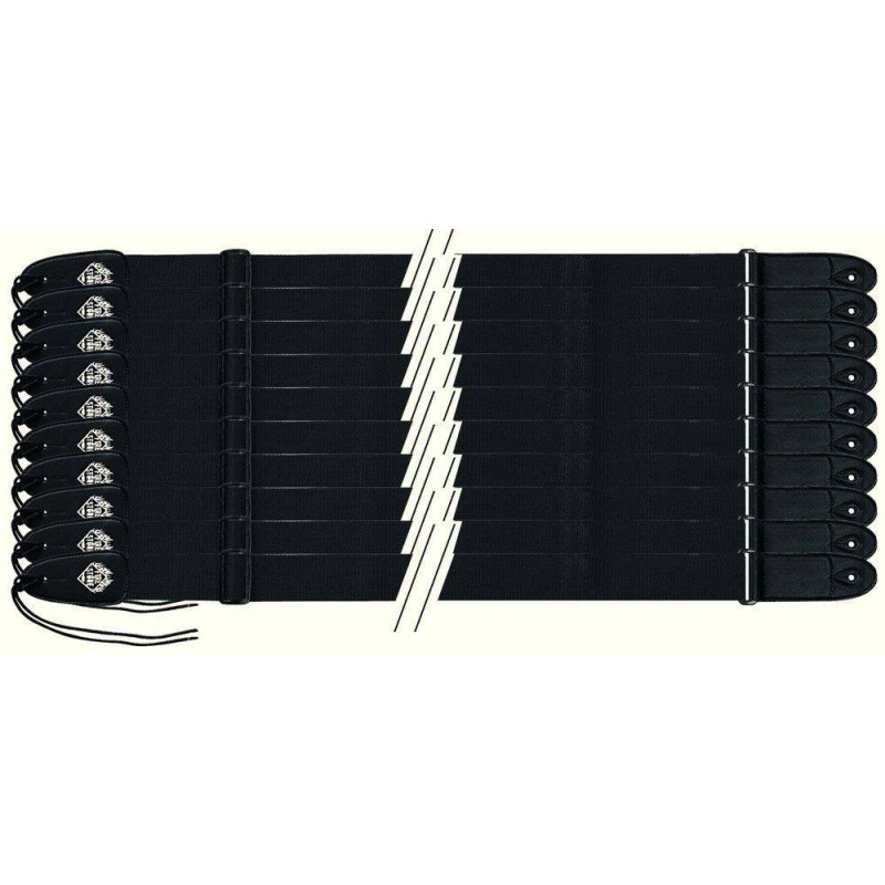Комплект ременів для гітари GEWA Fire&Stone Nylon Edition Black (10 шт.)