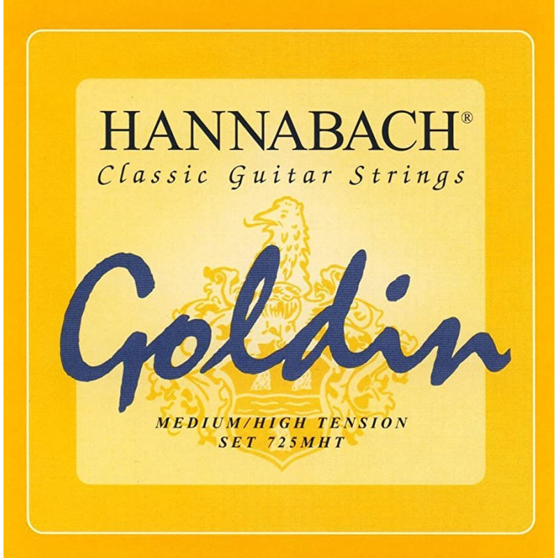 Струни для класичної гітари Hannabach 725MНT Goldin