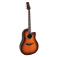 OVATION Celebrity Traditional CS24 Mid Cutaway Sunburst Акустична гітара з датчиком