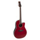 OVATION Celebrity Traditional CS24 Mid Cutaway Ruby Red Акустична гітара з датчиком