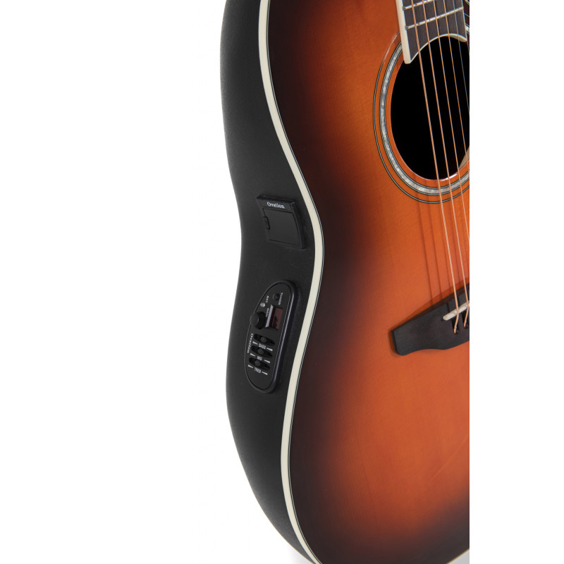 OVATION Celebrity Traditional CS24 Mid Cutaway Sunburst Акустична гітара з датчиком