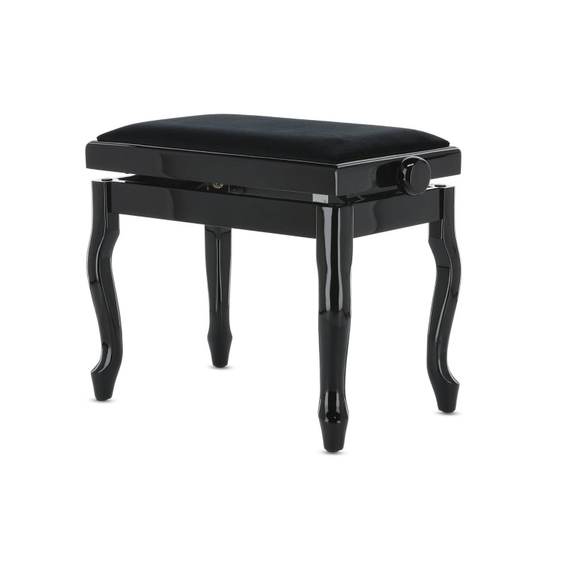 Банкетка для фортепіано GEWA Deluxe Classic Black High Gloss