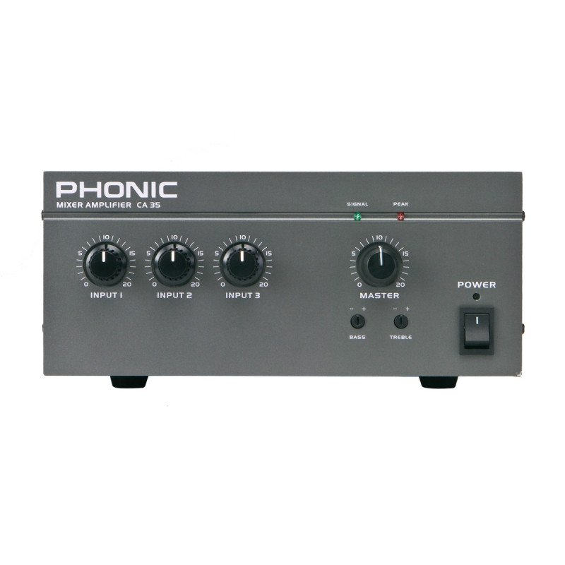 PHONIC CA 35 Микшер трансляционный активный
