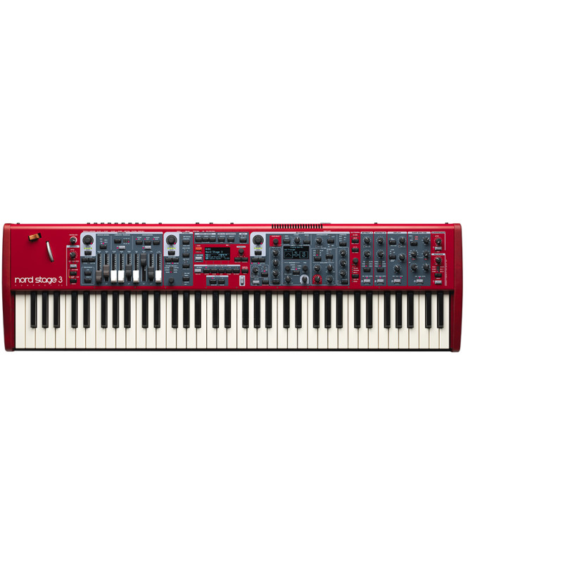 CLAVIA NORD STAGE 3 COMPACT 73‑клавішний сценічний клавішний інструмент з напівваговою клавіатурою та фізичними drawbar