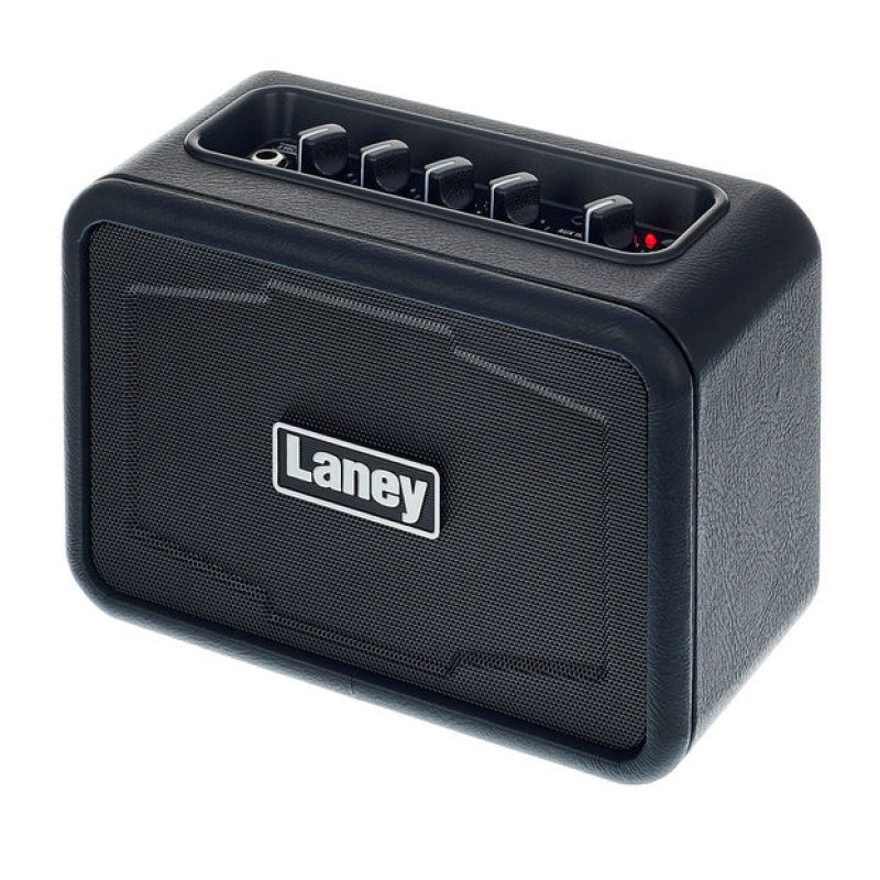 LANEY MINI-STB-IRON Портативний стерео гітарний комбо 6Вт (2×3Вт), Bluetooth, серія Ironheart з цифровою затримкою та LSI