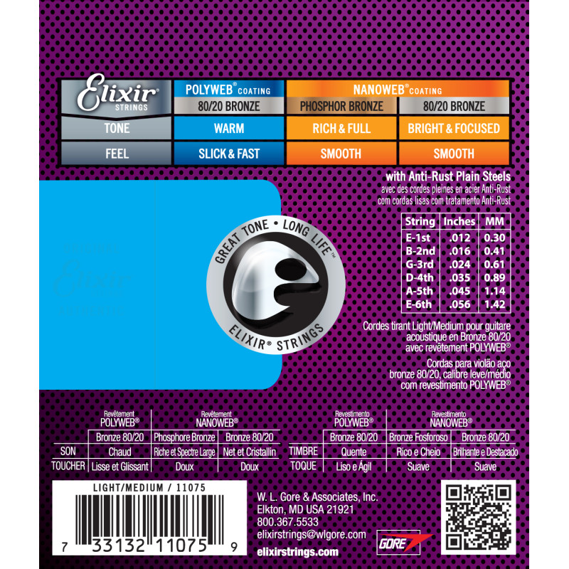 ELIXIR AC PW LM Струни для акустичної гітари
