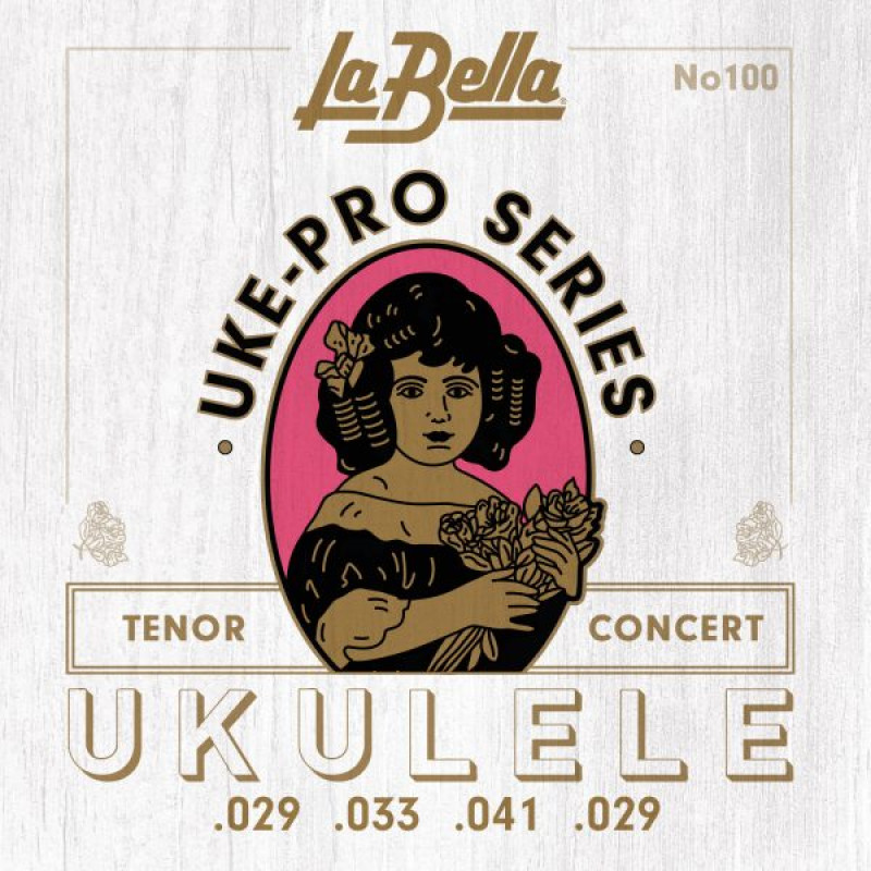 La Bella 100 Набір нейлонових струн для концертного/тенор укулеле