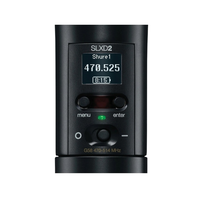 SHURE SLXD2/B58=-H56 Цифровий ручний передавач Beta 58A H56 (518-562 МГц)