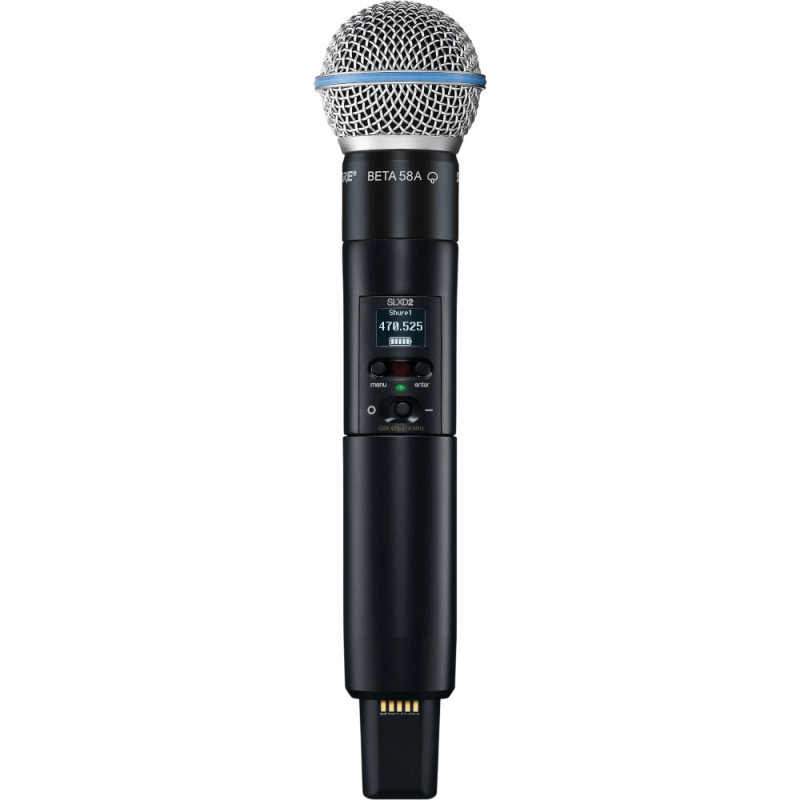 SHURE SLXD2/B58=-H56 Цифровий ручний передавач Beta 58A H56 (518-562 МГц)