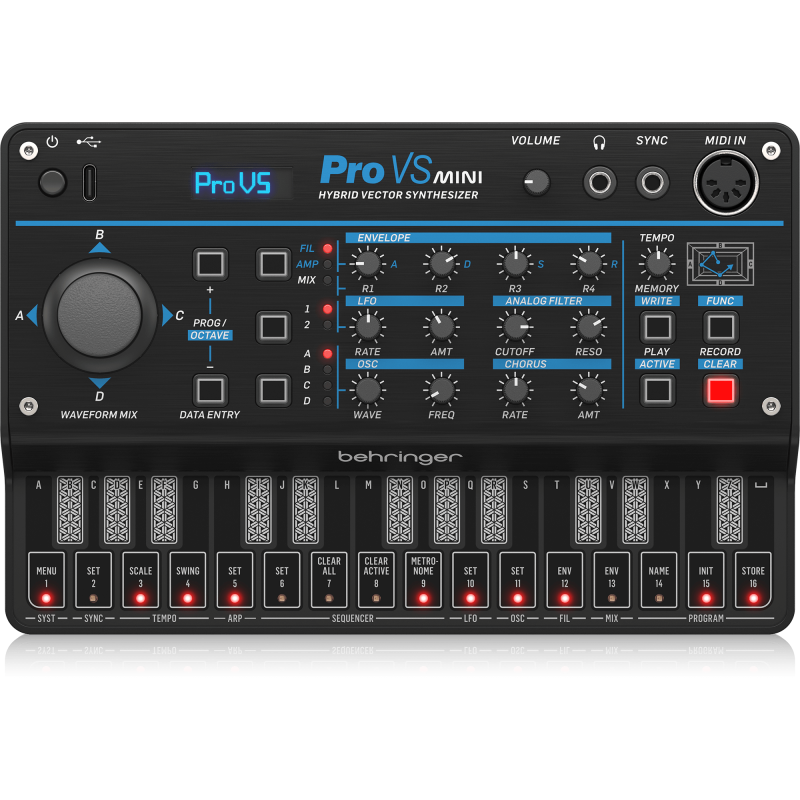 BEHRINGER PRO VS MINI Портативний векторний синтезатор