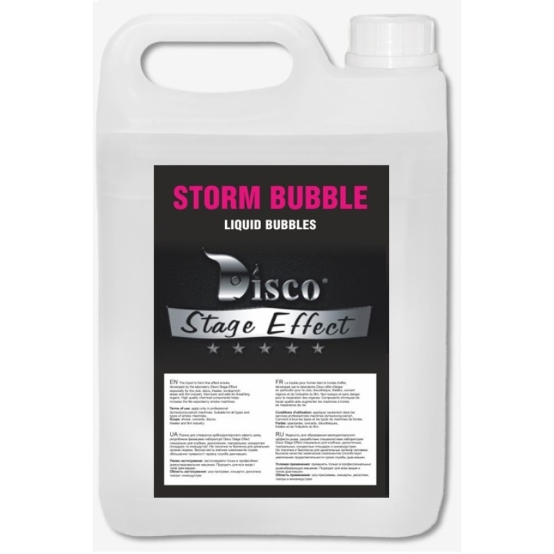 DISCO-EFFECT D-StB Жидкость для пузырей Disco Effect D-StB Storm Bubble, 5 л