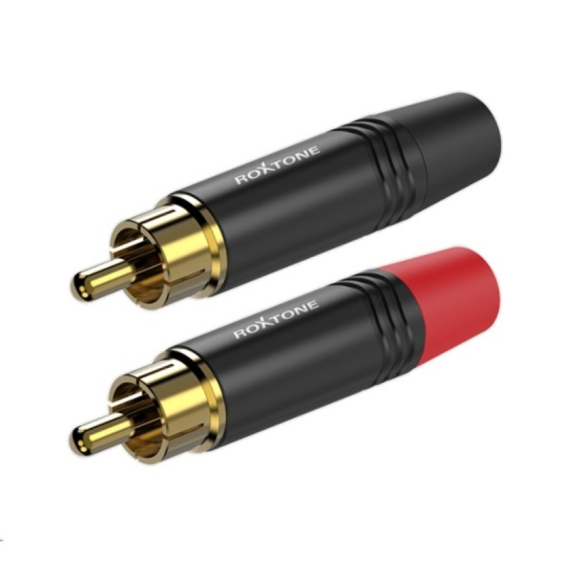Роз'єм Roxtone P2BG RCA male (тато)