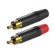 Роз'єм Roxtone P2BG RCA male (тато)