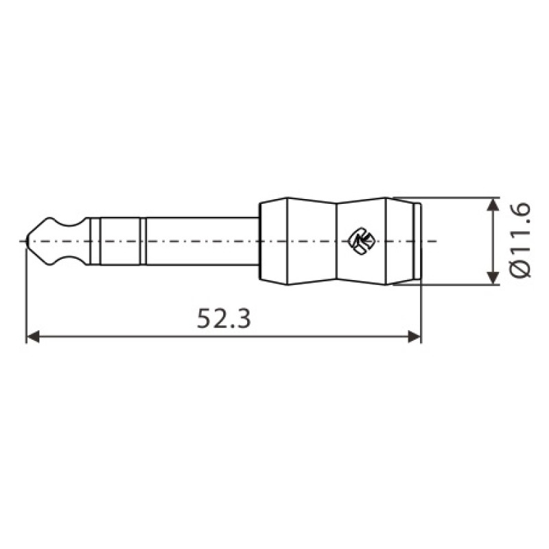 Перехідник Roxtone RA3J3MJF 6.3mm jack stereo male (тато) - 3.5mm female (мама)