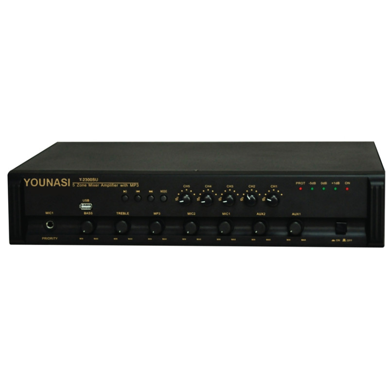 Підсилювач Younasi Y-2300SU, 300Вт, USB, 5 zones