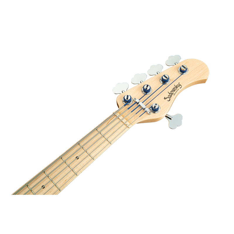SADOWSKY MetroLine 21-Fret Hybrid P/J Bass, Ash, 5-String (Solid Black Satin) Бас-гітара