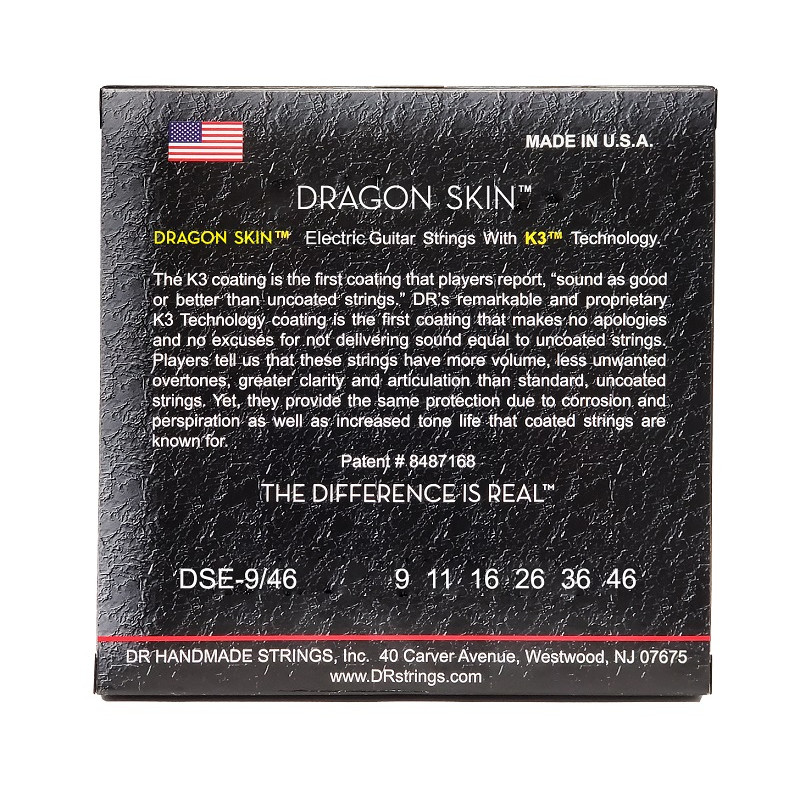 DR Strings DRAGON SKIN Electric - Light Heavy (9-46)