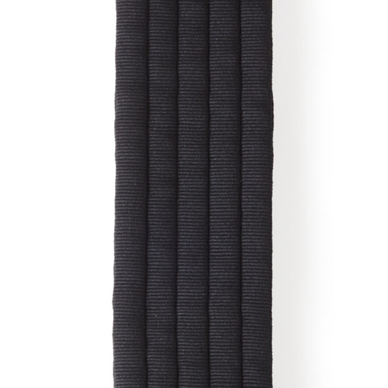 D'ADDARIO 50BAL01 AUTO LOCK GUITAR STRAP (BLACK PADDED STRIPES)