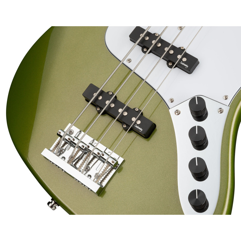 SADOWSKY MetroExpress 21-Fret Vintage J/J Bass, Morado, 4-String (Solid Sage Green Metallic Satin) Бас-гітара