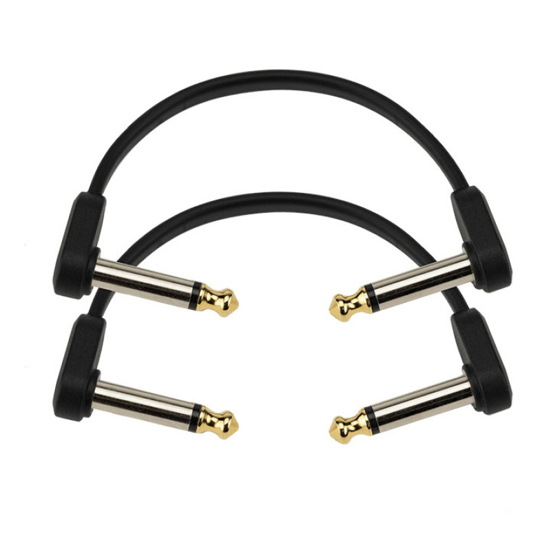 D'ADDARIO PW-FPRR-204 Custom Series Flat Patch Cables (10cm)