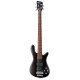 WARWICK RockBass Streamer Standard, 5-String (Nirvana Black Transparent Satin) Бас-гітара