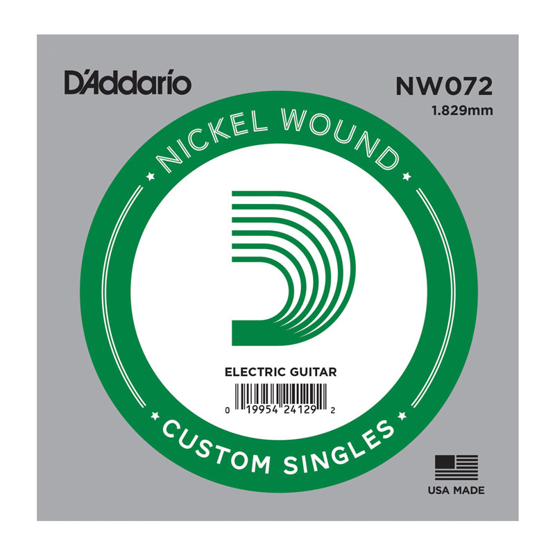 D‘ADDARIO NW072 XL Nickel Wound 072 Струни для електрогітари