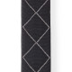D`ADDARIO 50BAL02 AUTO LOCK GUITAR STRAP (BLACK PADDED DIAMONDS)